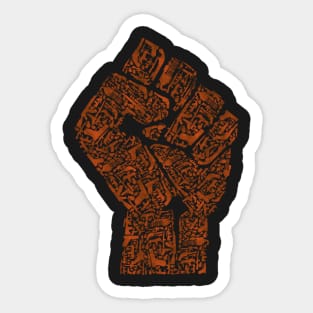 Fist Fight Sticker